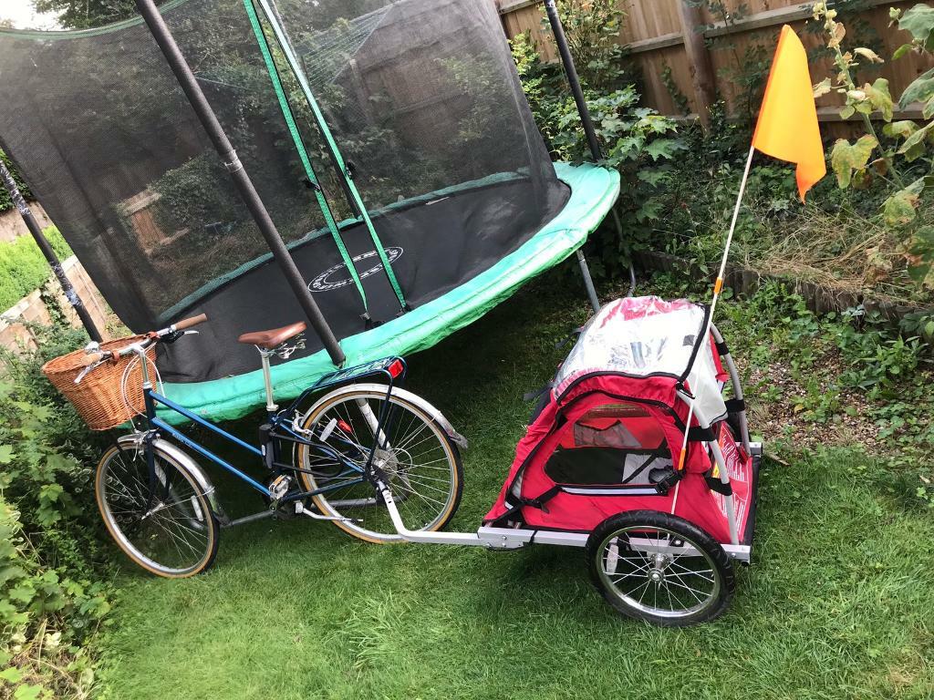 halfords cycle trailer